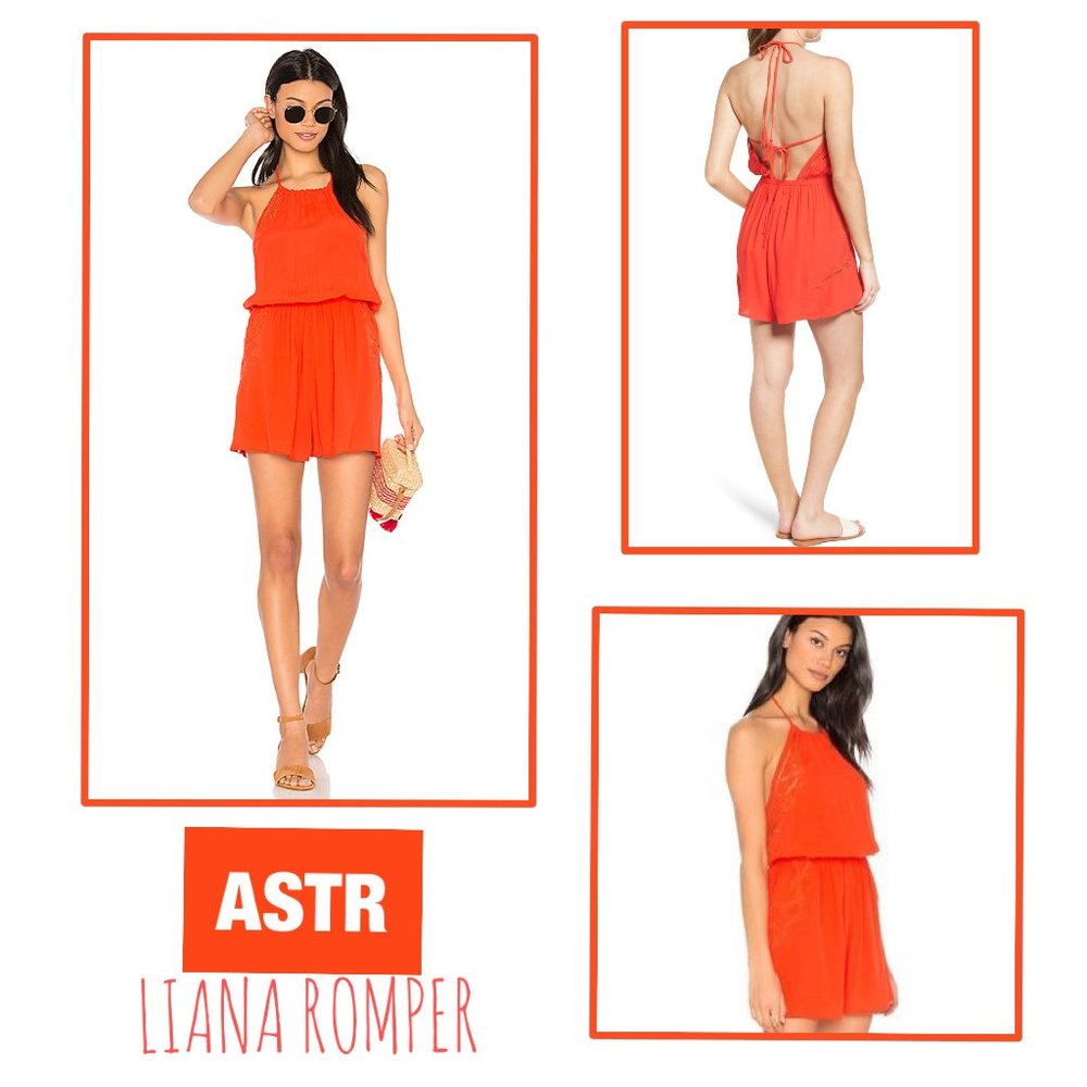 ASTR | Liana Romper | Red Hot